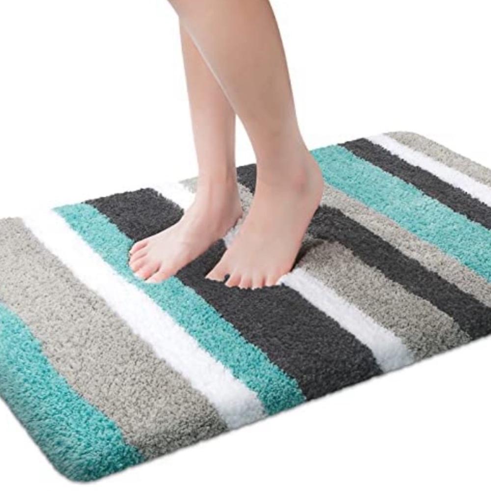 Striped Bath Rug